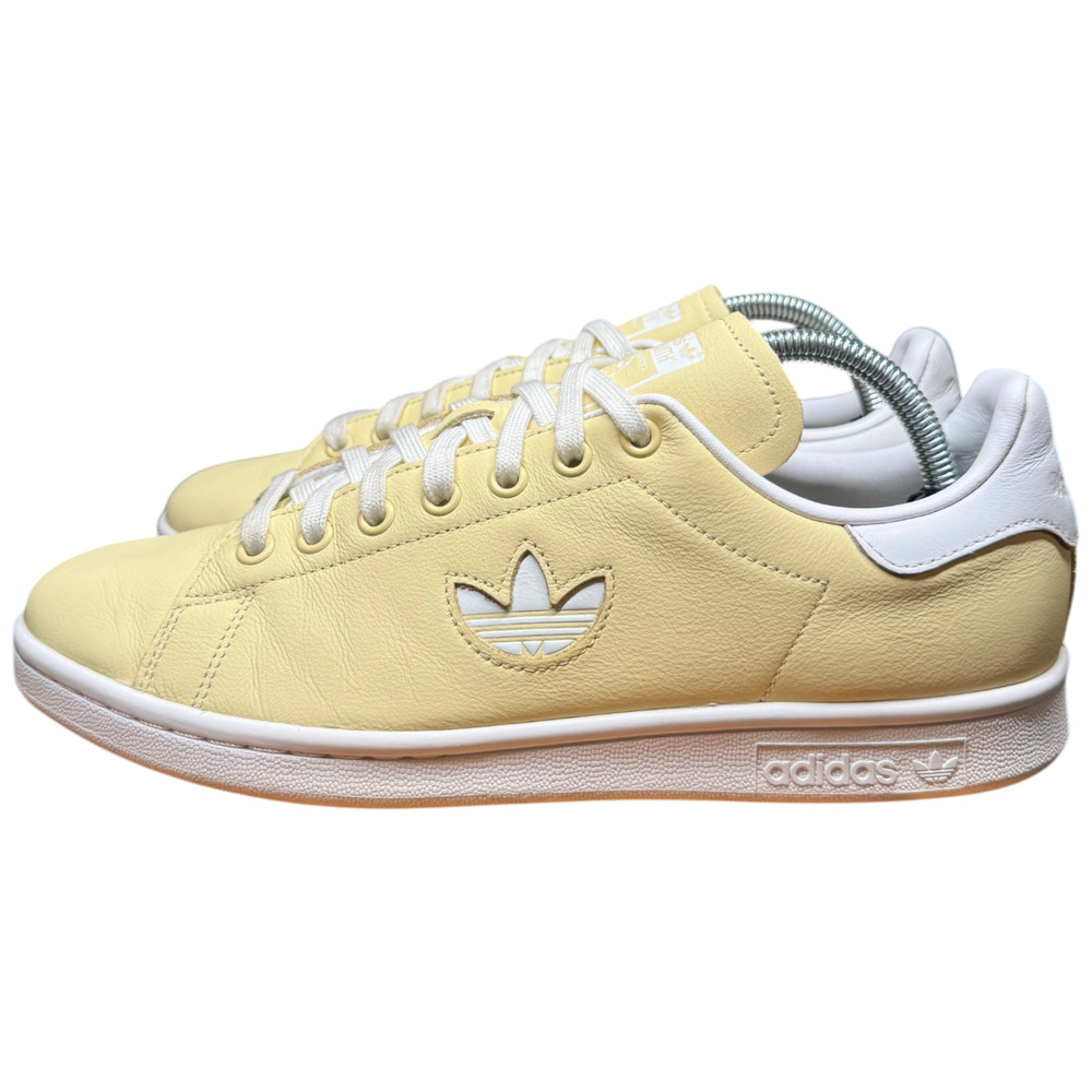 Adidas Originals Stan Smith Men's 9 Sneakers Yellow Cloud White Shoes - Picture 2 of 15